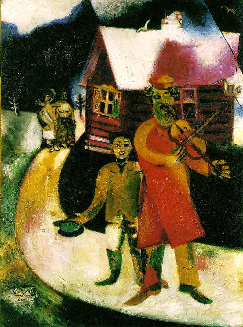 Der Geiger Zeitgenosse Marc Chagall Ölgemälde